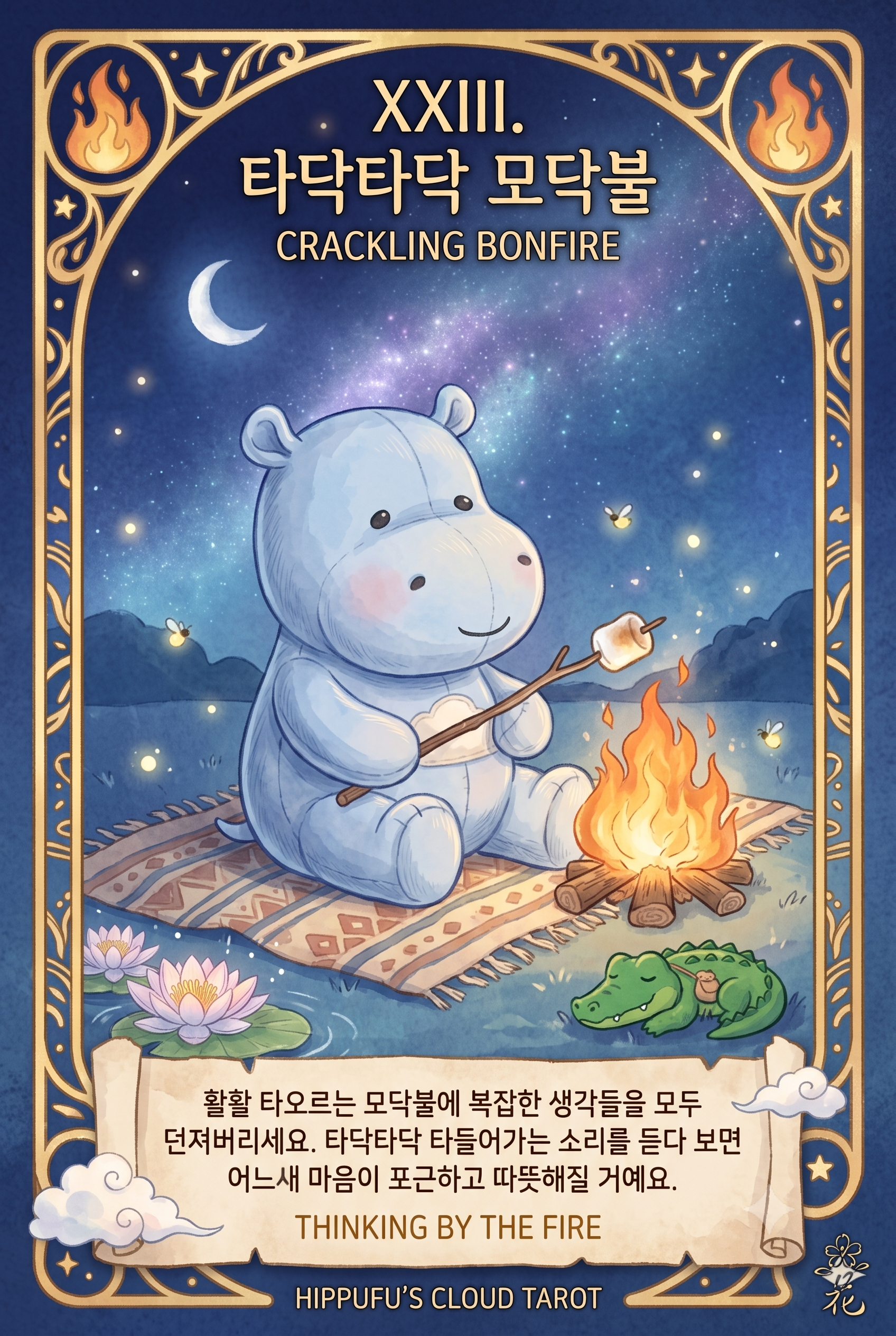 타닥타닥 모닥불